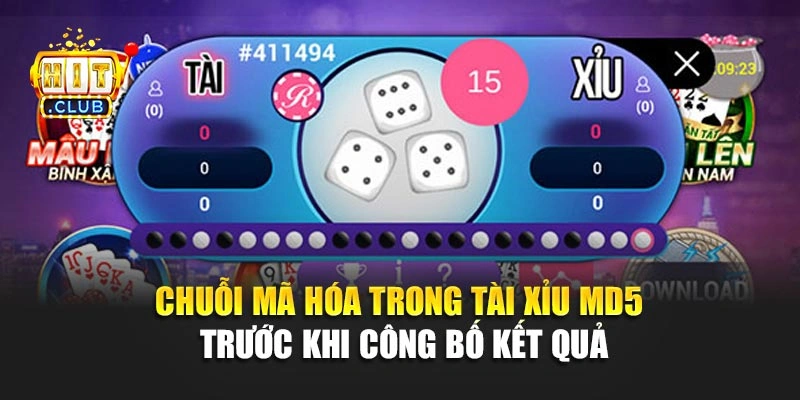 Chuỗi mã hóa trong Tài Xỉu Md5 trước khi công bố kết quả